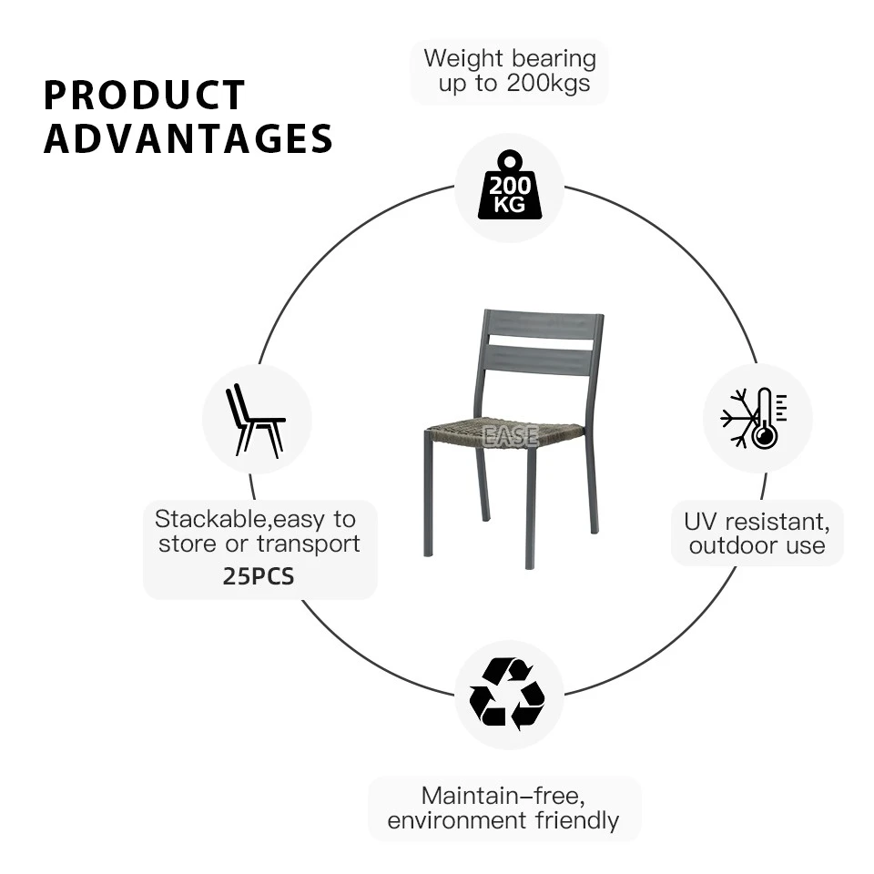 Outdoor Aluminium Patio Chairs Wholesale