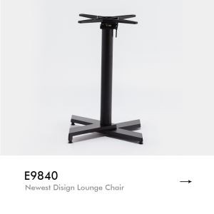 Gambe da tavolo in metallo da bistrot per mobili da esterno